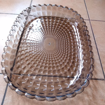 Oval Acrylic Food Trays