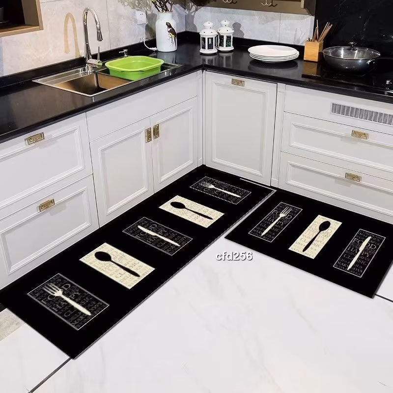 Kitchen Theme Design 2pcs Kitchen Mats