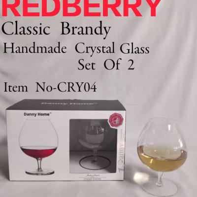 Redberry Classy Brandy 2pcs Party Glasses