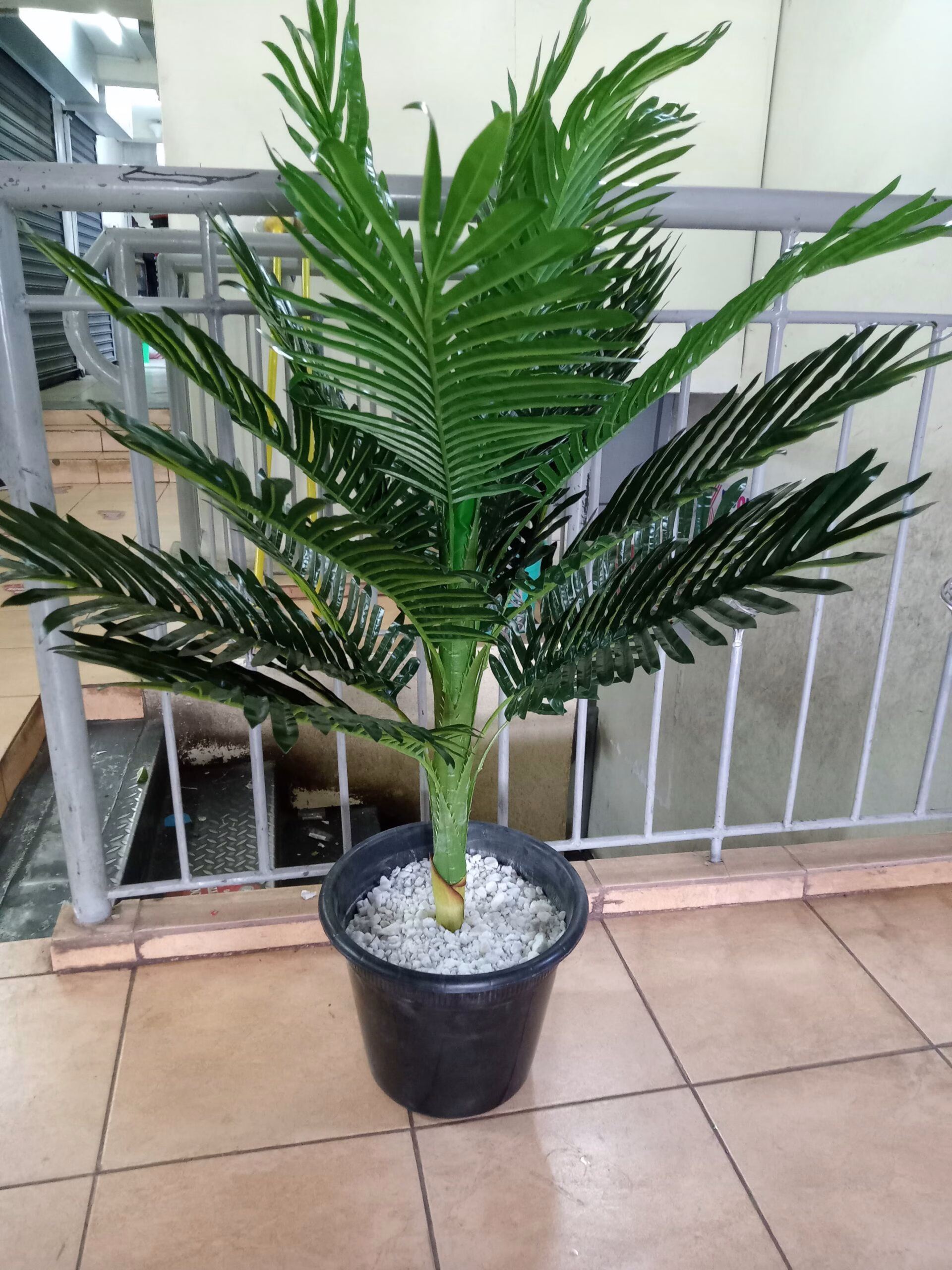 Palm Artificial Potted Flower Plant - Image 3