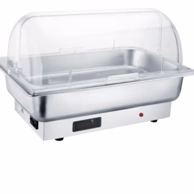 Signature Single 9L Electric Cheffing Dish With Plastic Cover