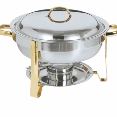 Signature 5.5L Golden Round Shape Chafing Dishes