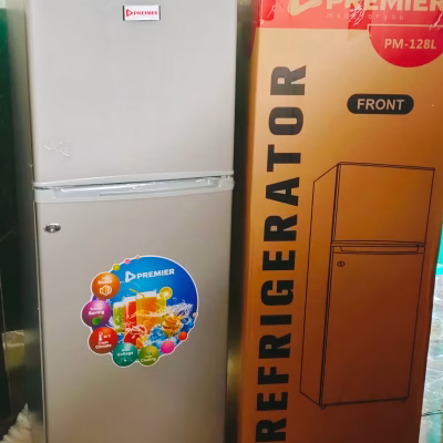 Premier 128L Double Door Refrigerator