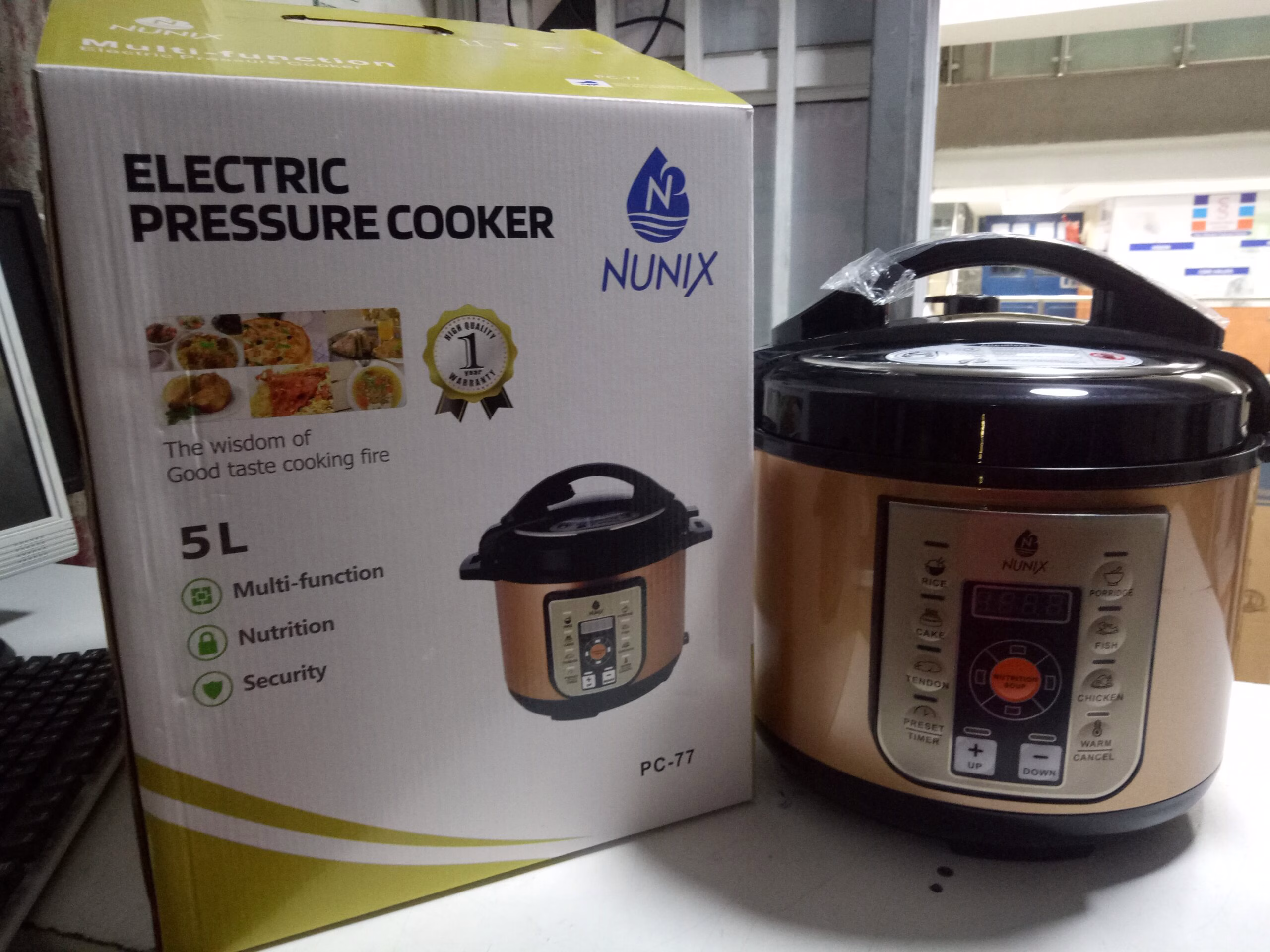 Nunix PC-77 Electric Pressure Cooker - Image 3