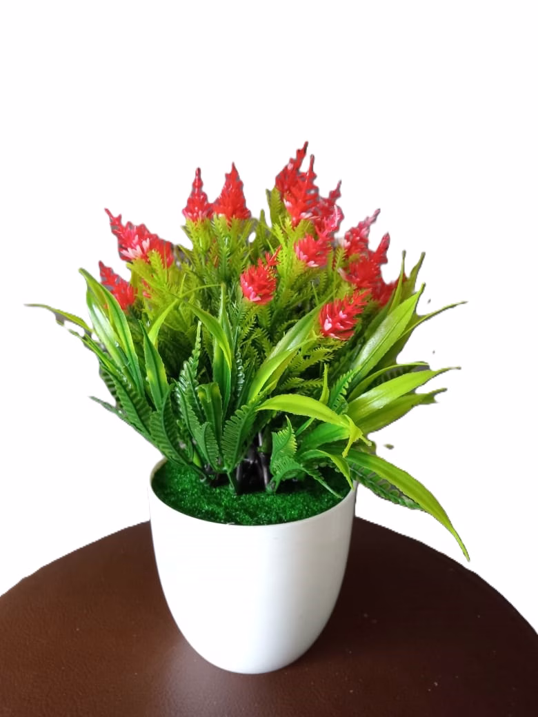 Mini-Fern artificial desk plants