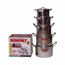 Redberry 5pcs 15-24 Polished Casserole Sufuria