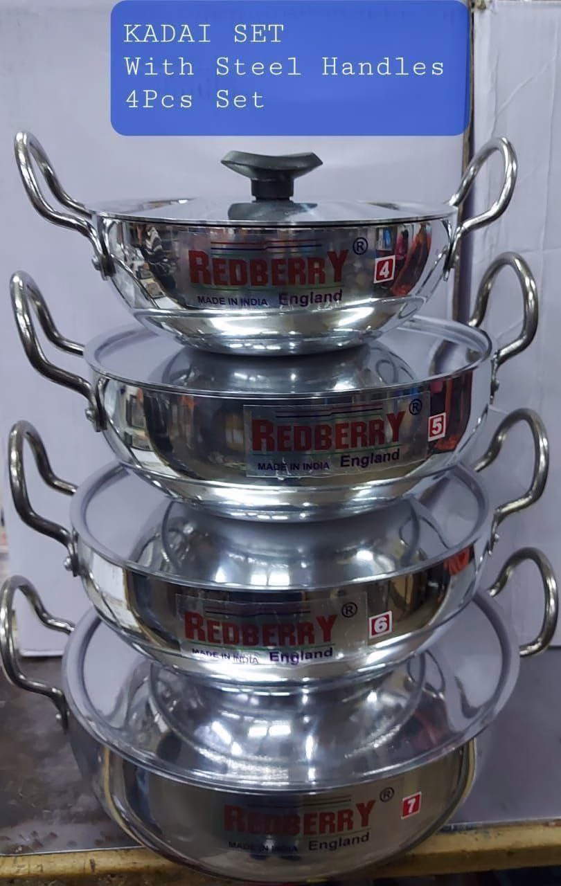 Redberry 4pcs Kadai Casserole Sufuria Set - Image 2