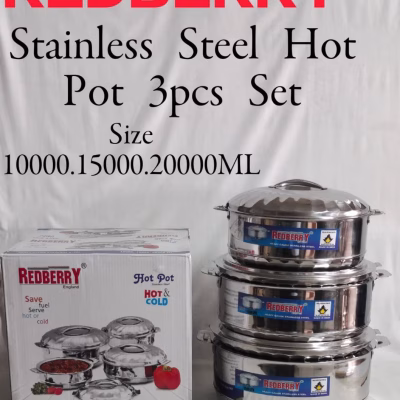 Redberry Maximus 3pcs Stainless-steel hotpots