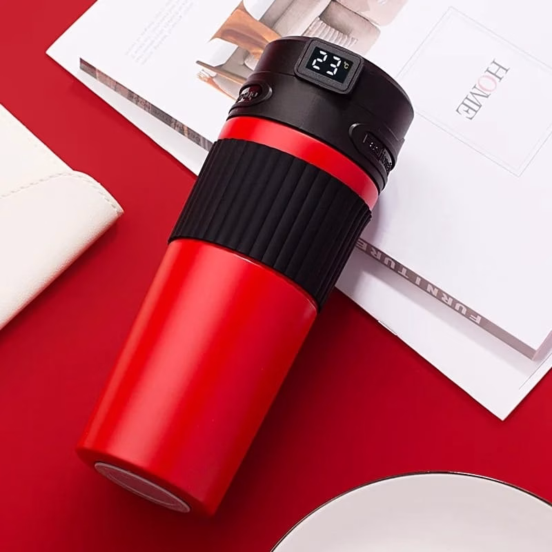 Red 480ML Smart Thermal Coffee Cup