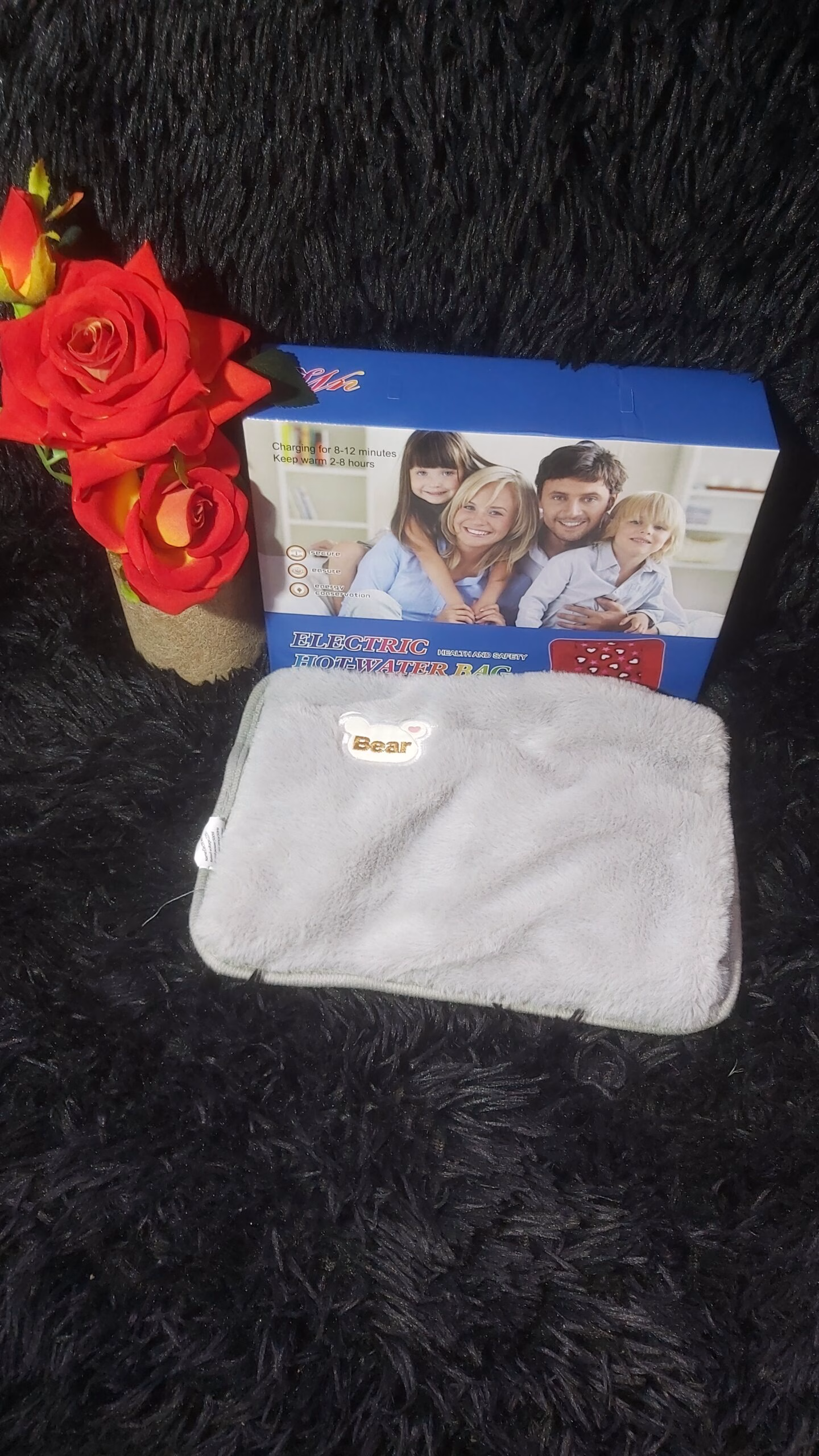 Grey Electric Hot Water Bottle - Image 3