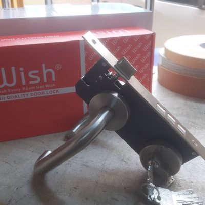 Wish Silver S-shape Door Lock