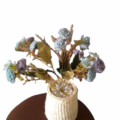 Cherry blossom woven desk plants