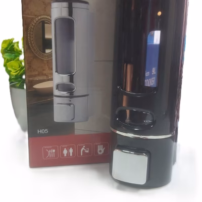 Lirlee H05 Black 400ml Soap Dispenser