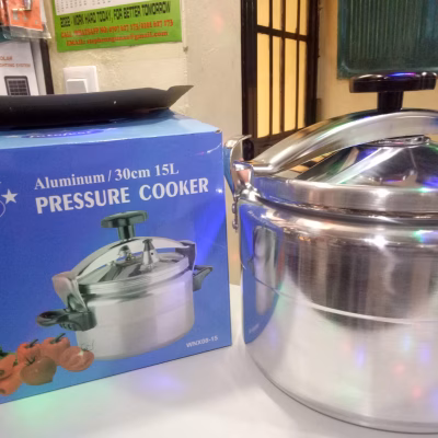 Nunix 15L Aluminum Two Handle Pressure Cooker