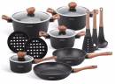 Edenberg EB5616 Black15pcs Cookware Set