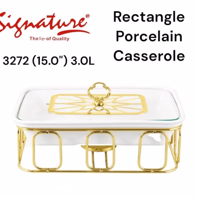 Signature 3L Rectangular Ceramic Casserole Pot