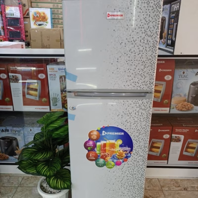 Premier PM-128L Double Door Fridge