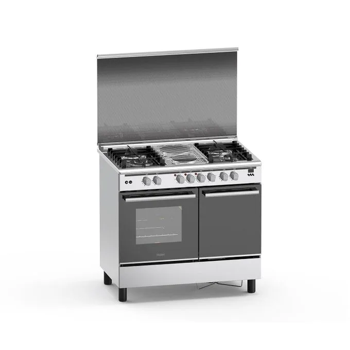 Haier 60x90 4-Gas+2 Electric Gas Cooker with Gas Compartment