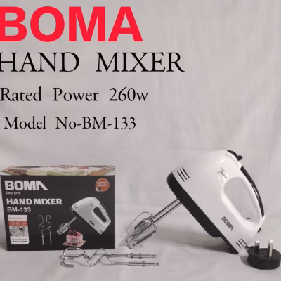 BOMA White BM133T Hand Mixer