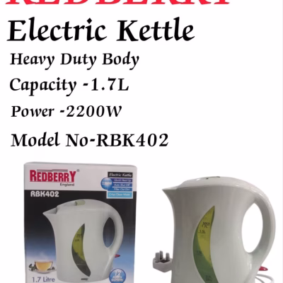 Redberry RBK402 1.7L Commercial Electric Kettle