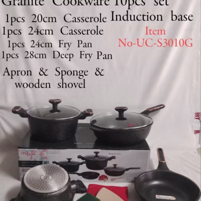 Redberry 10pc Granite Cookware Sets
