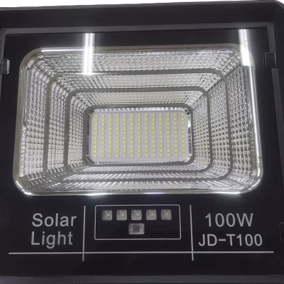 JSOT JD-100W Solar Floodlight with Solar Panel