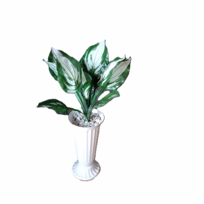 Cherry Artificial Flower Vase Plants