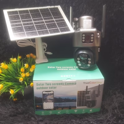 WiFi 5MP V380-Pro TrueColorView Solar Dual PTZ Cameras