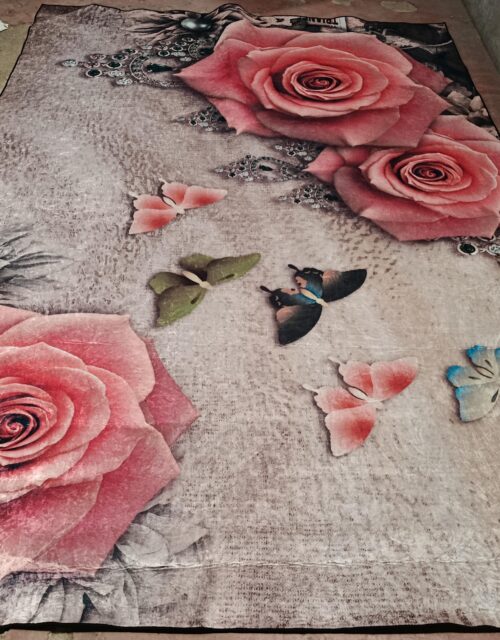 Floral 7ftx10ft 3D Carpets