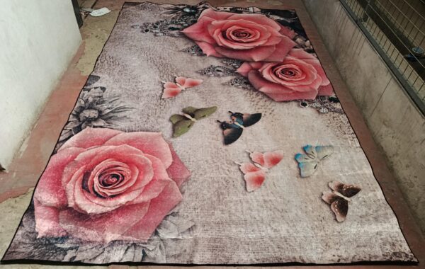 Floral 7ftx10ft 3D Carpets