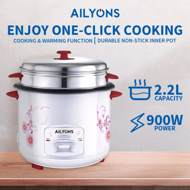 Ailyons RCX-22B01 2.2L 3-In-1 Deluxe Rice cooker - Image 3