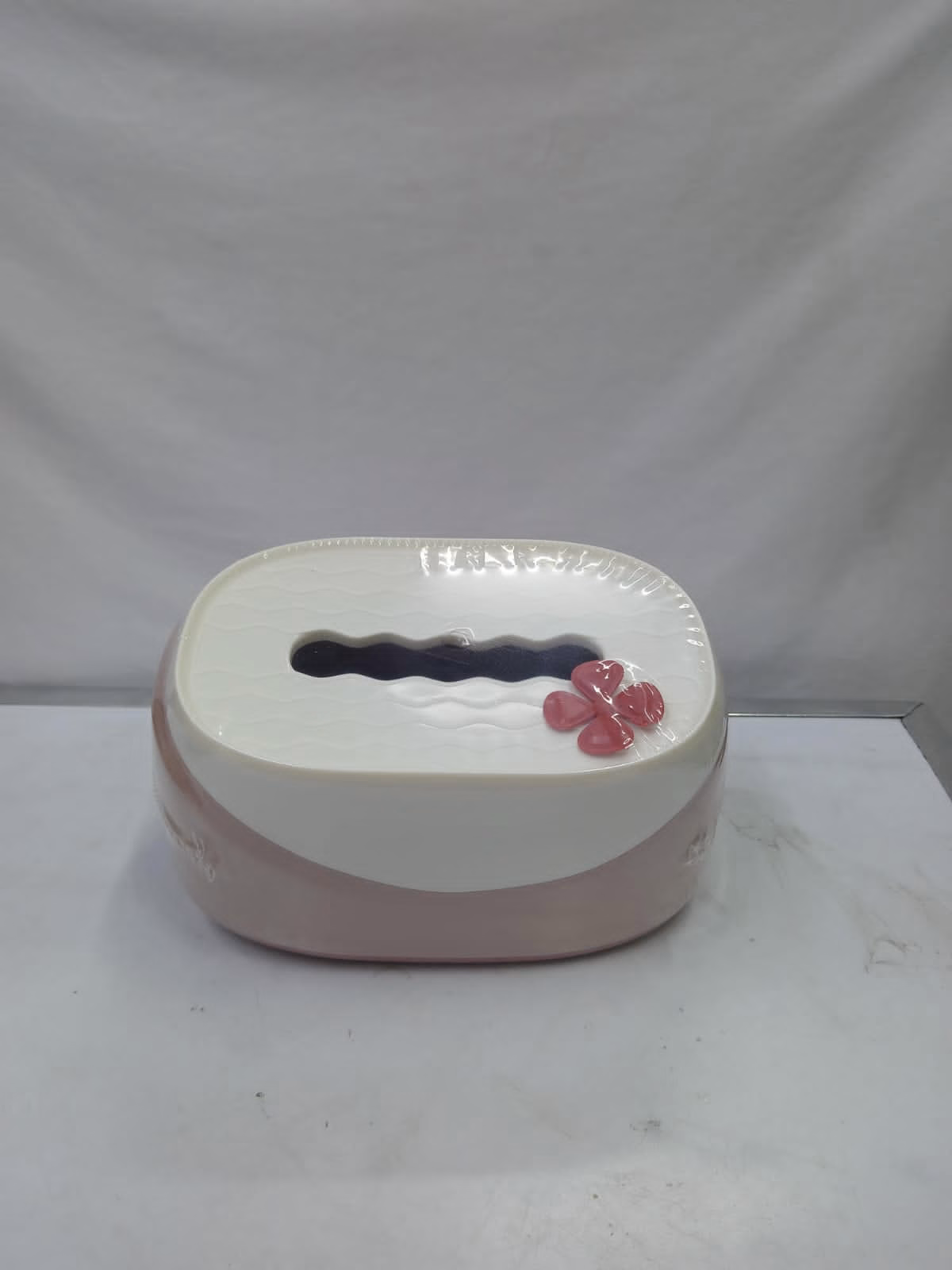 Lina 2-tone Plastic serviette holder - Image 2