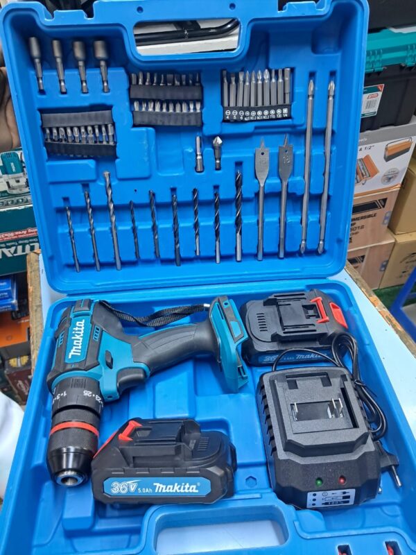 Makita 36V Cordless Power Drill Toolkit - Image 4
