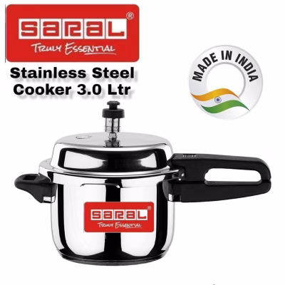 Saral 3L Stainless Steel Pressure cooker