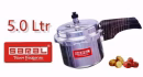 Saral 5L Aluminum Pressure cooker