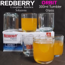 Redberry 300ml Tumbler Glass sets
