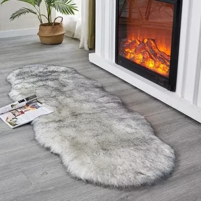 Faux Fur Multipurpose Decorative Throw Rugs