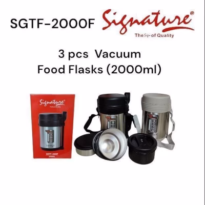 Signature 2L Vacuum Food Flasks