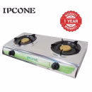 Ipcone Stainless-Steel 2 Burner Tabletop Gas cookers