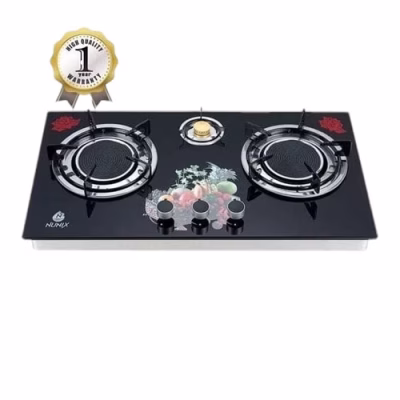 Nunix GP-004 Infrared 3-Burner Tabletop Gas Cookers