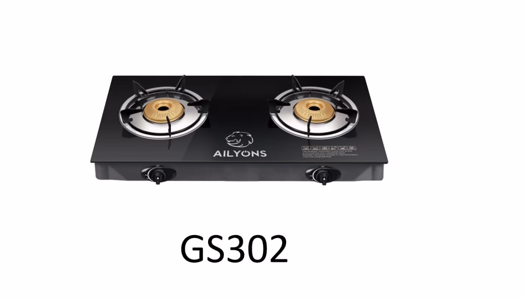 Ailyons GS-302 Glass Tabletop Gas Cookers