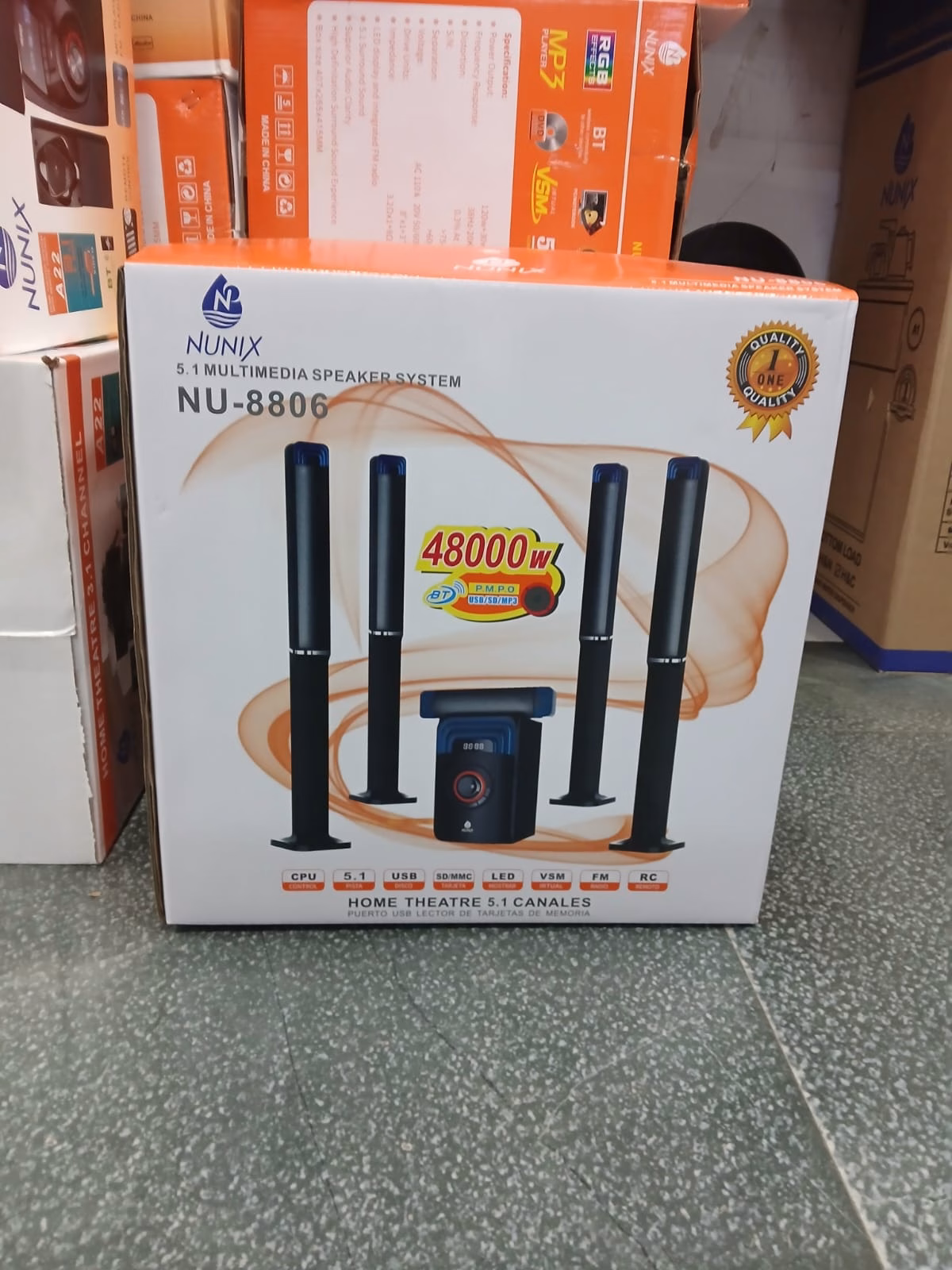 Nunix NU-8806 5.1CH Deluxe Home Theater System - Image 2