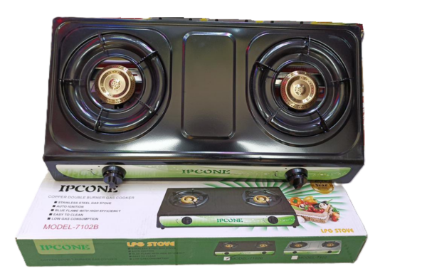 Ipcone Black 2 Burner Tabletop Gas cookers