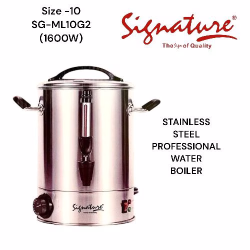 Signature 10L Stainless-steel Professional Electric Tea Urn/ Water Boiler