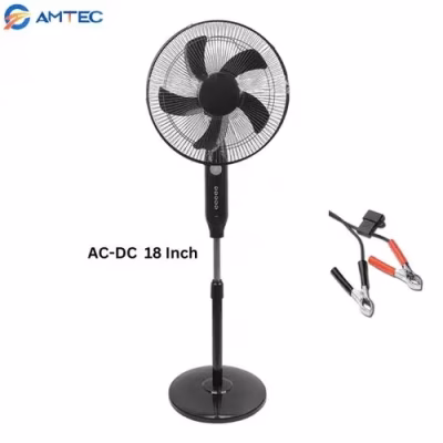 Amtec AM1801 18" Inch AC/DC Standing Fans