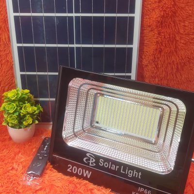 SCL 200W Solar Floodlight with Solar Panel