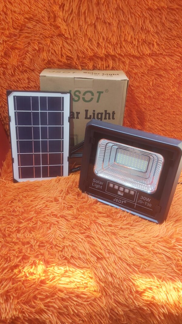 JSOT JD-30W Solar Floodlight with Solar Panel - Image 2