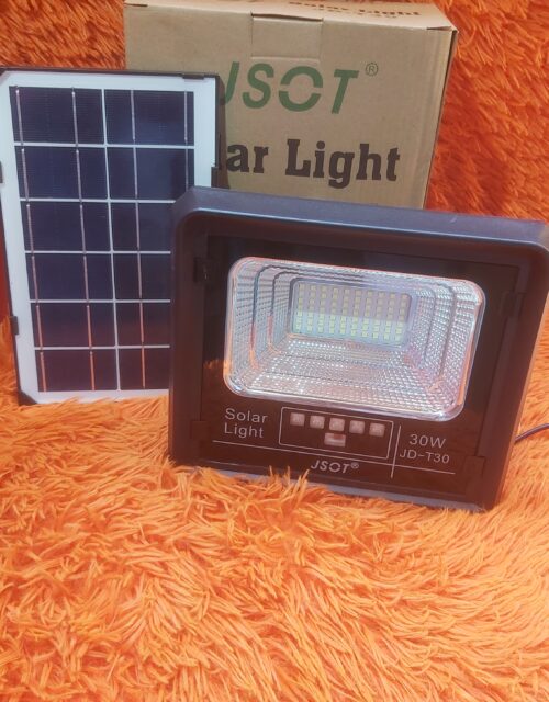 JSOT JD-30W Solar Floodlight with Solar Panel