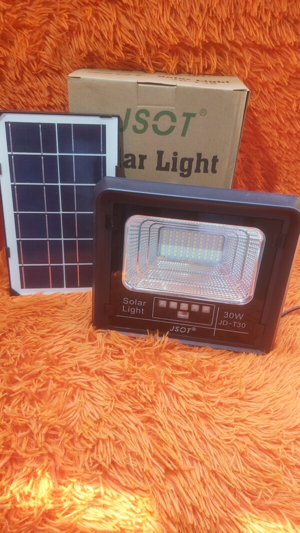 JSOT JD-30W Solar Floodlight with Solar Panel