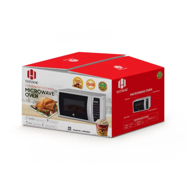 Hanmac HMR20EG 20L Digital Microwave with Grill - Image 4